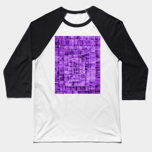 Watercolor abstract rectangles - purple Baseball T-Shirt